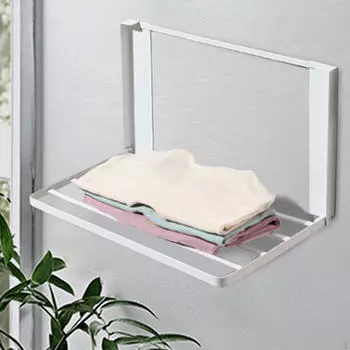 Инновационная магнитная полка-органайзер для прачечной чёрный