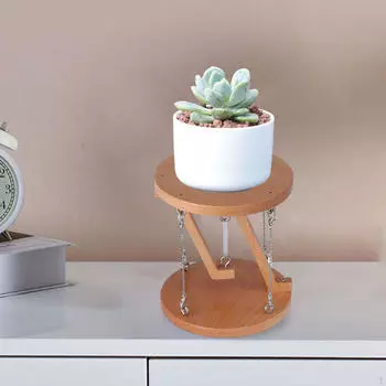 Инновационная настольная подставка для динамиков Tensegrity — улучшите качество прослушивания! темно-коричневого