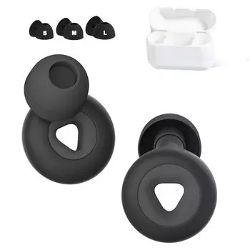 Инновационные беруши для хорошего сна, шума, слуха, храпа, работы с ушами, 1 пара, размер L, 1 комплект [модель 2024 года] для сна, изоляции,