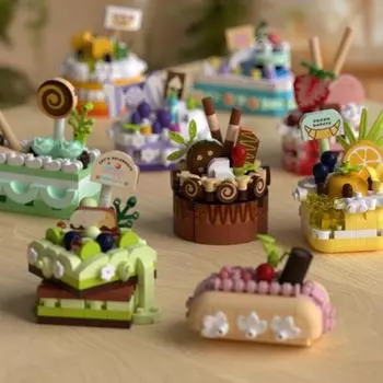 Инновационные строительные блоки Chaole в виде торта: Набор игрушек для девочек