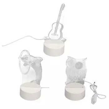 Инновационный 3D-ночник USB, настольный ночник для гостиной, спальни Owl