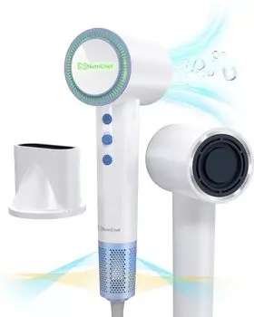 Инновационный фен с 200 миллионами отрицательных ионов, новый фен с большим объемом воздуха, быстрая сушка, фен с 200 миллионами отрицательных ионов, 1300 Вт, постоянная температура, длительный срок службы