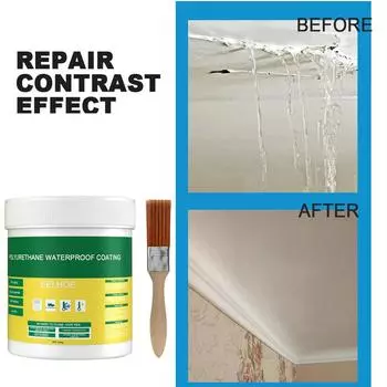 Инновационный герметик, прозрачный водостойкий агент с кисточкой для дома (30г)