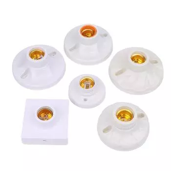 Инновационный и практичный патрон E27, устойчивый к высоким температурам, керамический патрон для лампы, цоколь лампы 80mm