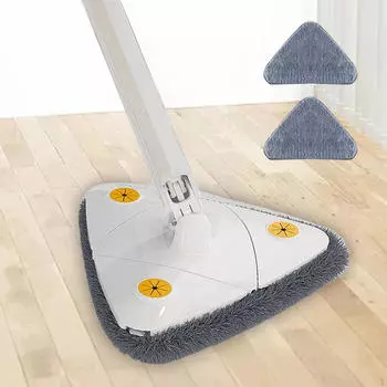 Инновационный комплект треугольной швабры для эффективной уборки дома белый