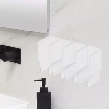 Инновационный настенный органайзер для хранения зубной пасты в ванной комнате чистый