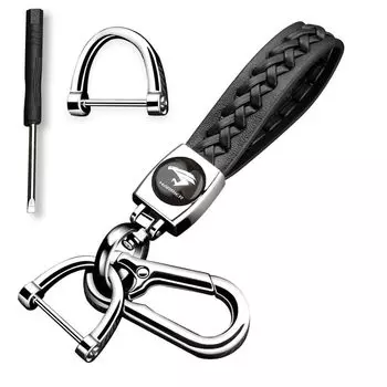 [InnoWave] Держатель для ключей Совместимый HARRIER Натуральная кожа Брелок для ключей автомобиля Логотип автомобиля Брелок для ключей, Брелок,