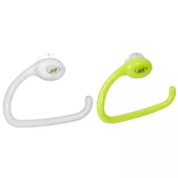 INOMATA Держатель для полотенец на присоске в виде листа Зеленый / Белый зелёный