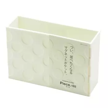 INOMATA Магнитный Широкий W Держатель Дверной Органайзер Для Хранения Холодильника Белый