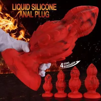 Инопланетные пупырышки Анальная пробка для мужчин и женщин - Массажер простаты, Взрослая секс-игрушка для удовольствия и оргазмов S