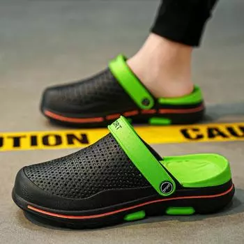 Иностранная торговля обувь отверстия мужская летняя новая повседневная пляжная обувь пара домашняя одежда модные мужские сандалии садовая обувь 36