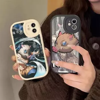 Inosuke Hashibira аниме чехол для телефона из твердой кожи для IPhone 14 13 12 Mini 11 14 Pro Max Xs X Xr 7 8 Plus 6 6s iphone 12
