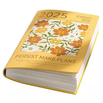 INS 2025 Планировщик расписания Блокнот A5 365 дней Эффективность Блокнот Ежедневник Письменные Блокноты Канцелярские товары фиолетовый