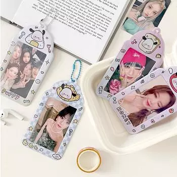 Ins 3-дюймовый держатель для фотокарточек Фотоальбом Корейские открытки Kpop Idol Коллекционная книга-переплет Мини-альбом для хранения карточек
