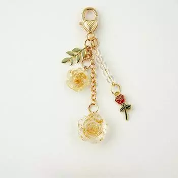 Ins 3D Rose Resin Camellia Подвеска Брелок Жемчужный Сплав для Женщин Автомобильный Держатель Ключей Наушники Чехол Сумка Аксессуары