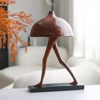 Ins Абстрактное искусство Грибной персонаж Настольные украшения Скандинавский стиль Модельная комната Творческая личность Ниша Аксессуары для дома