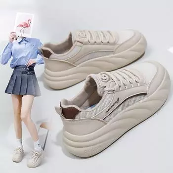 INS белые туфли для студентов, женская модная весенняя обувь в корейском стиле, новая дышащая повседневная женская обувь на толстой подошве Hy5808 35
