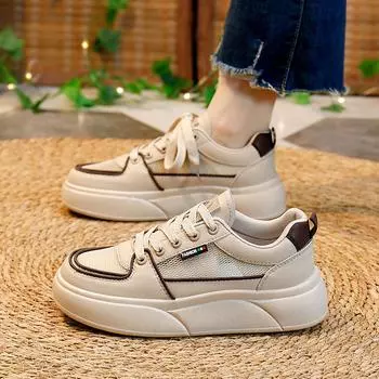 INS белые туфли, женская модная летняя новая дышащая повседневная обувь на платформе, увеличивающая рост 35