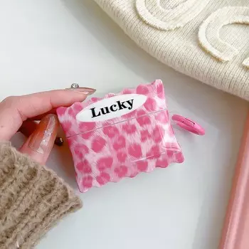 Ins беспроводной Bluetooth зарядное устройство перчатки Lucky Pink Leopard Imd чехол для наушников для Apple Airpods 2 1 3 Pro 2nd милый чехол Капа For Airpods 1 2