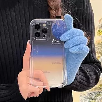 Ins Blue Planet Moon милый чехол-кронштейн-подставка для Iphone 14 13 12 11 Pro Max 14 Pro Max силиконовый противоударный чехол для задней панели телефона For iPhone 14 Plus