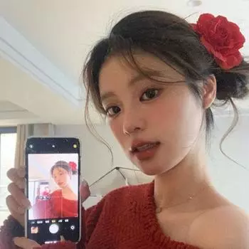 Ins боковая челка, модная заколка для волос с цветком розы, новая заколка для волос с цветком розы