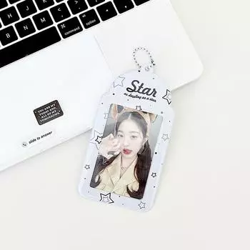 Ins Butterfly Photocard Holder 3-дюймовый защитный чехол для фото Kpop Idol