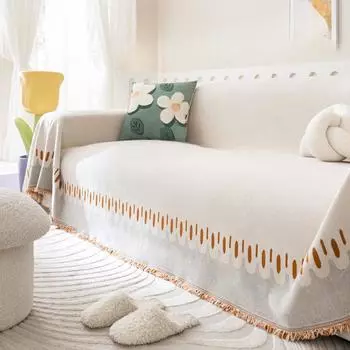 Ins чехол для дивана-полотенца, тканевый чехол для дивана, универсальный полный чехол, универсальный чехол для четырех сезонов, диванный коврик из синели, подушка 180*130cm