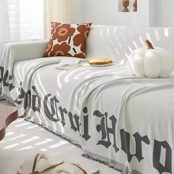 INS Чехол для дивана Полотенце Диван Трансформер Антицарапающий Диван Подушка Nordic Modern All-Inclusive Универсальный Чехол Одеяло 180*130cm