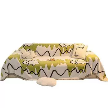 Ins Chenille Диванное Полотенце Современный Простой Четыре Сезона Универсальный Чехол Для Дивана Все Включено Универсальный Чехол Нескользящая Диванная Подушка 180*130cm