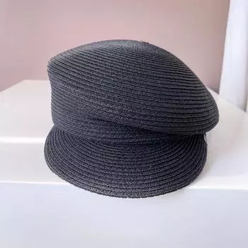 Ins Chic New Japan Summer Natural Plant Fiber Grass Sun Hat Мужчины Женщины Козырьки Кепка One Size