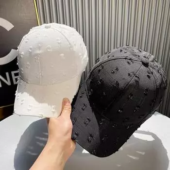 ins цветная кепка с цветочным принтом детская весенне-летняя модная универсальная уличная кепка с солнцезащитным козырьком тонкая студенческая бейсболка Adjustable белый