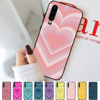 INS Fashion Sweet Love Heart чехол для телефона Huawei P30 40 20 10 8 9 lite pro plus Psmart2019 Huawei P8lite2017