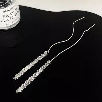 Ins Fengfeng Хвост Ухо Кабель Новый Дизайн Длинные Женские Украшения Уха