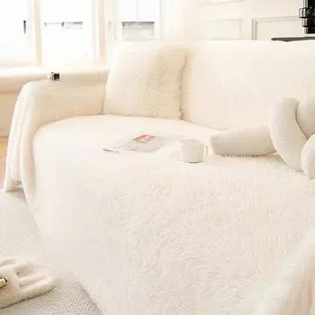 INS французский плюшевый диван-полотенце для гостиной, универсальный универсальный чехол для дивана, тканевый пылезащитный чехол, одеяло, одеяло 172*130cm