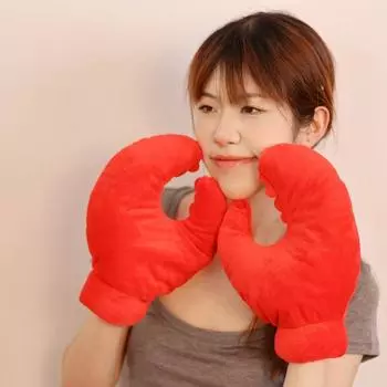 INS Girly Heart Cute Cartoon Doll Crab Paw Lobster Pliers Cos Gloves Photo Performance Creative Props Large Pliers Gloves