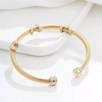 Ins Internet celebrity style personalized twist twist bracelet unisex adjustable niche design bracelet couple bracelet