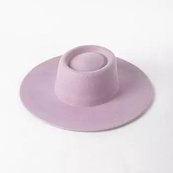 Ins классическая зимняя фетровая шерстяная кепка с кольцом цвета конфет, однотонная женская фетровая кепка для мужчин и женщин, панама для отдыха, джазовая шляпа head size 57cm