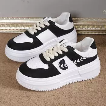 INS корейские белые туфли для женщин, весенние новые студенческие легко подходящие спортивные туфли для досок для женщин, известная в Интернете повседневная обувь для уличной стрельбы 35