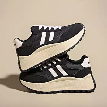 ins Korean version of Forrest Gump women s shoes, spring new Internet celebrity student sports shoes heightened street casual shoes 35