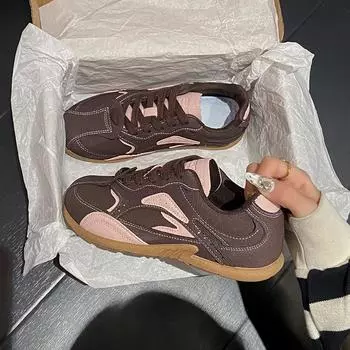 ins Korean version of the new dad shoes girl, autumn student sports running shoes casual retro moral training shoes 35