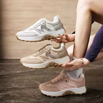 ins корейская версия кроссовок для пап на платформе 2025 весна новые уличные кроссовки для бега для студентов усиливающие повседневные AC-28 35