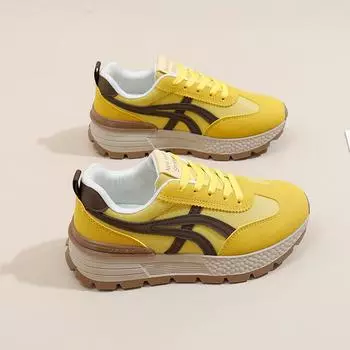 ins корейская версия кроссовок Forrest Gump женские кроссовки весна 2025 новые студенческие кроссовки для бега спортивная повседневная обувь для папы AD8875 35 серый