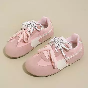 инс корейская версия новых кроссовок Форрест Гамп женские весенние студенческие спортивные беговые повседневные кроссовки на платформе тренировочные кроссовки ЛДС 35 розовый