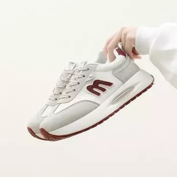 ins корейская версия платформ папы обувь весна 2025 новый уличный снимок студенческие кроссовки для бега увеличивающие повседневную обувь 256 35 бежевый