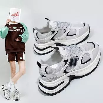 INS корейский стиль обувь для папы на платформе весенние новые уличные студенческие беговые кроссовки, увеличивающие рост для отдыха Hb203 35