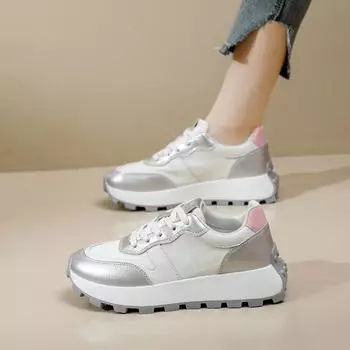 INS корейский стиль сетчатая поверхность низкие туфли для папы женская летняя новая дышащая спортивная повседневная обувь 35