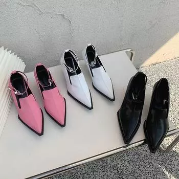 Ins, летние элегантные женские босоножки на высоком каблуке с ремешком на щиколотке, роскошные дизайнерские сандалии с открытой пяткой, белые и розовые свадебные туфли 6 розовый