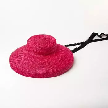Ins Летняя модная модельная выставка Обложка журнала для отдыха Натуральная соломенная кепка от солнца Женская бумажная шляпа One Size