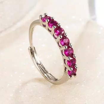 INS Light Luxury Niche Индивидуальный холодный дизайн Высокочувствительное микроцирконовое диффузное кольцо Live Woman