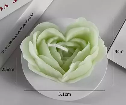 Ins Love Flower Rose ароматическая свеча китайский подарок на день святого валентина день рождения ароматерапия моделирующий воск